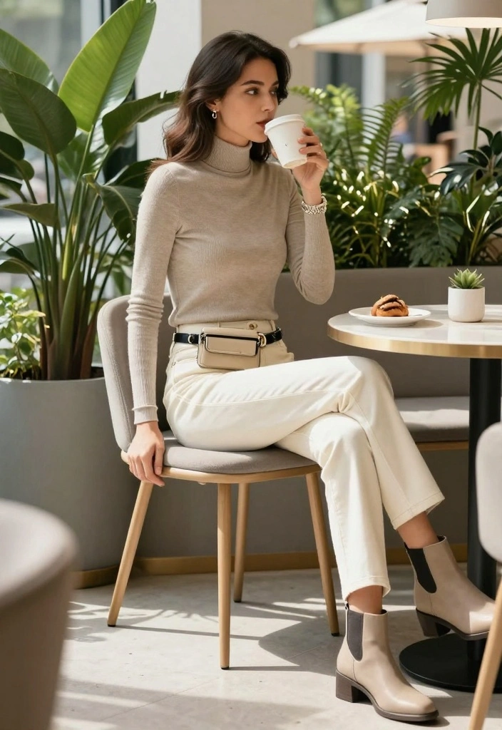 14 Adibreak Pants Outfit Ideas For Women - 2. Chic Athleisure 1