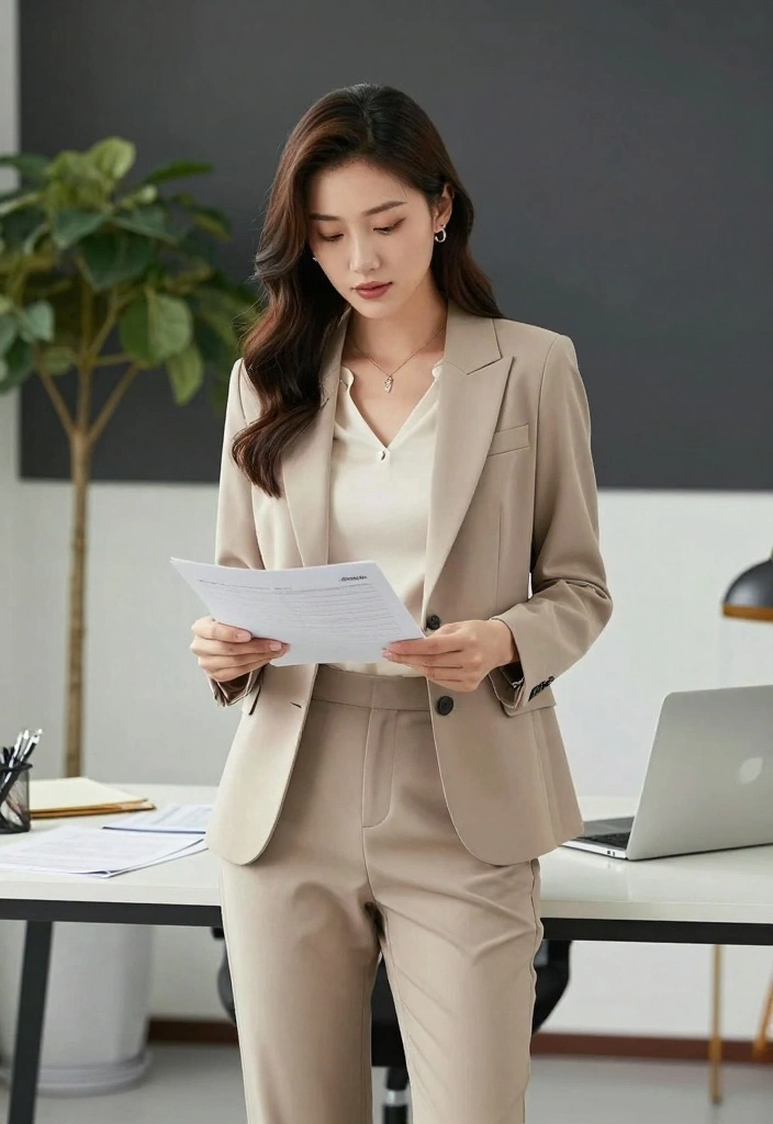 14 Adibreak Pants Outfit Ideas For Women - 7. Smart Casual Office Look 1