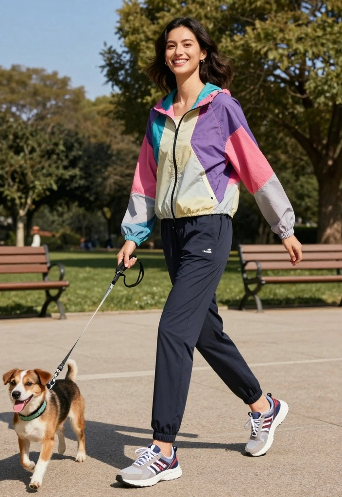 14 Adibreak Pants Outfit Ideas For Women - 9. Sporty with a Twist 1