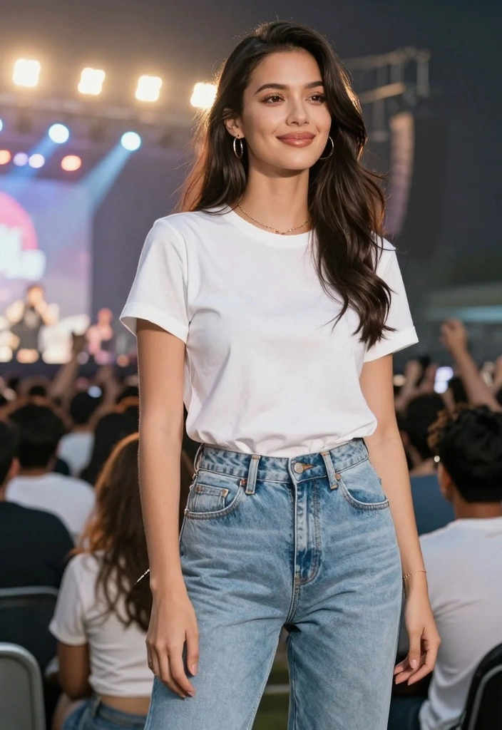 14 Brat Concert Outfit Ideas For Women - 11. Casual Chic 1