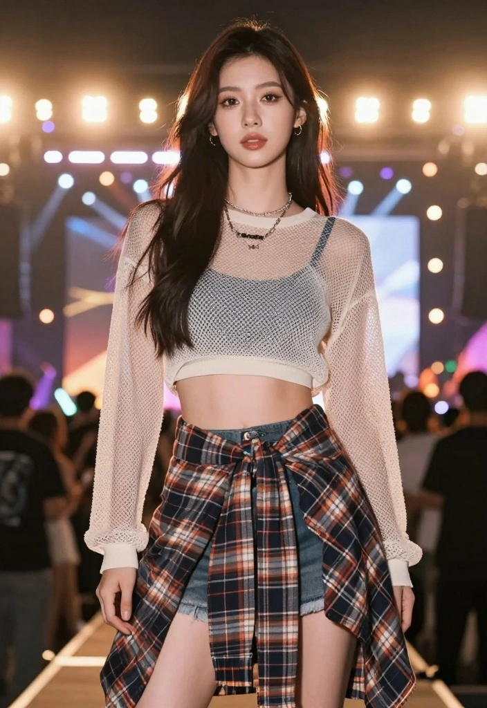 14 Brat Concert Outfit Ideas For Women - 5. Layered Looks 1