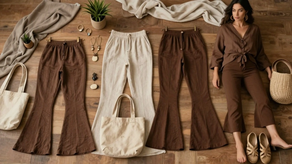 14 Brown Flare Pants Outfit Ideas For Women