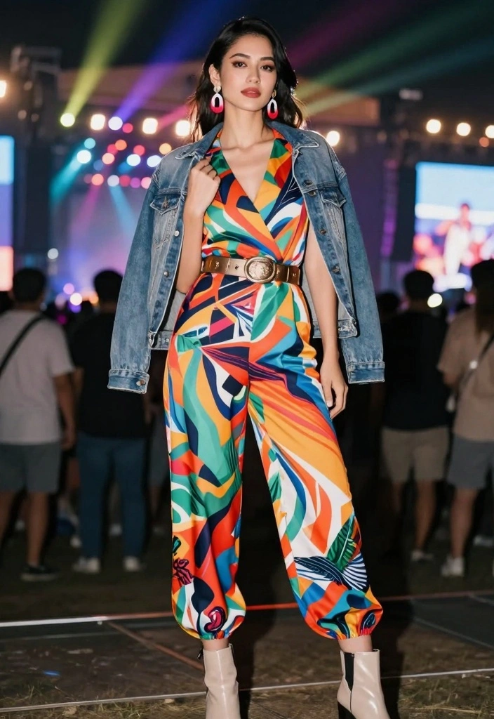 14 Jason Aldean Concert Outfit Ideas For Women - 3. Chic Jumpsuit 1