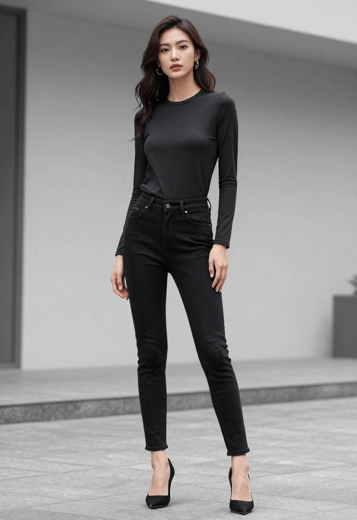 14 Ksubi Jeans Outfit Ideas For Women - 7. Monochrome Ksubi Jeans Outfit 1