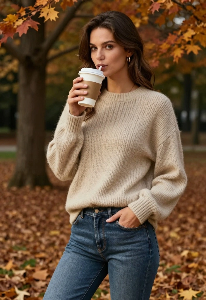 14 Ksubi Jeans Outfit Ideas For Women - 9. Knit Sweater with Ksubi Jeans 1