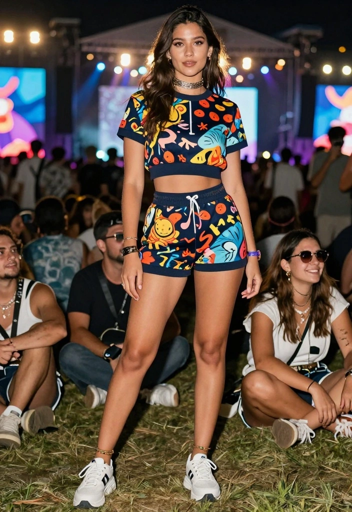 14 Pitbull Concert Outfit Ideas For Women - 12. Trendy Two-Piece Set 1