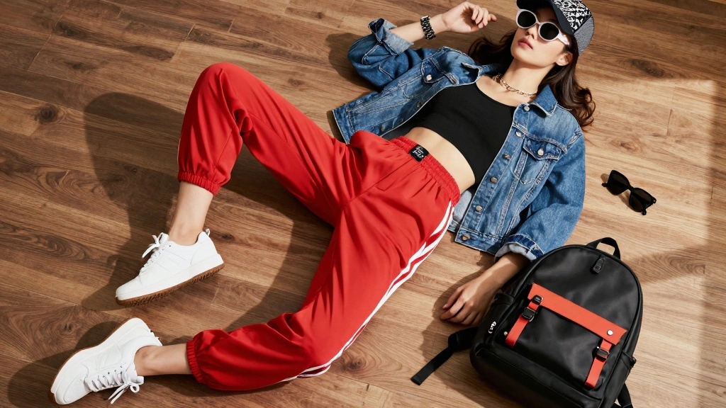 14 Red Track Pants Outfit Ideas For Women
