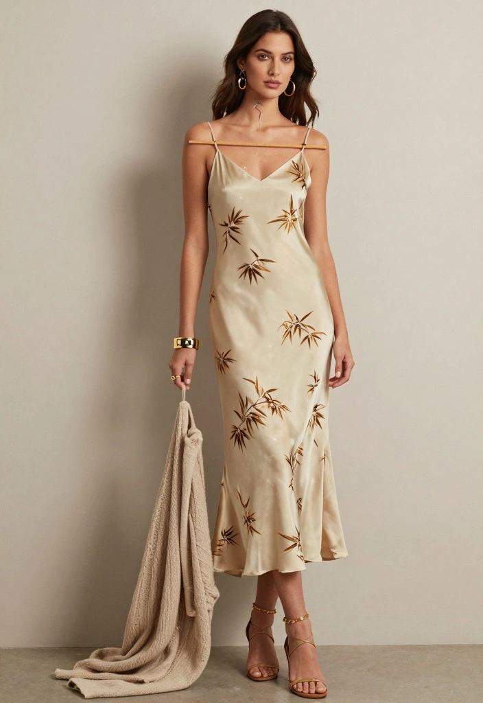 14 Sustainable Birthday Party Outfit Ideas For Women - 8. Bamboo Fabric Slip Dress 1