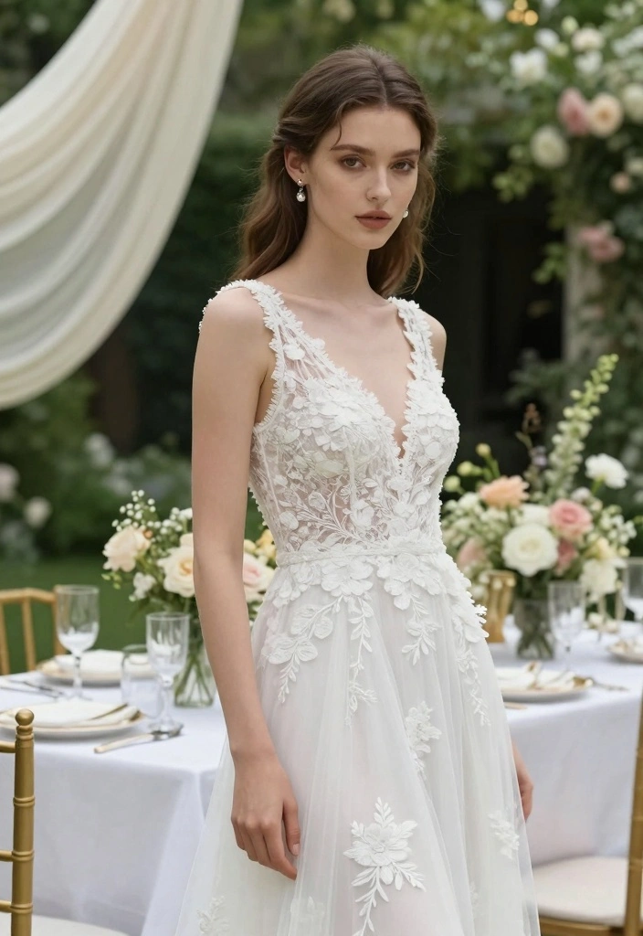 14 White Long Dress Outfit Ideas With Soft Elegance - 2. Garden Party Glam 1