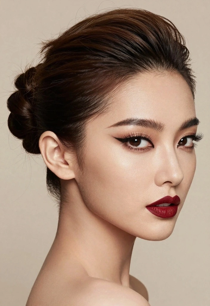 15 60s Hair Style Ideas Classic Mod Elegance - 14. The Dramatic Cat-Eye Hair Do 1