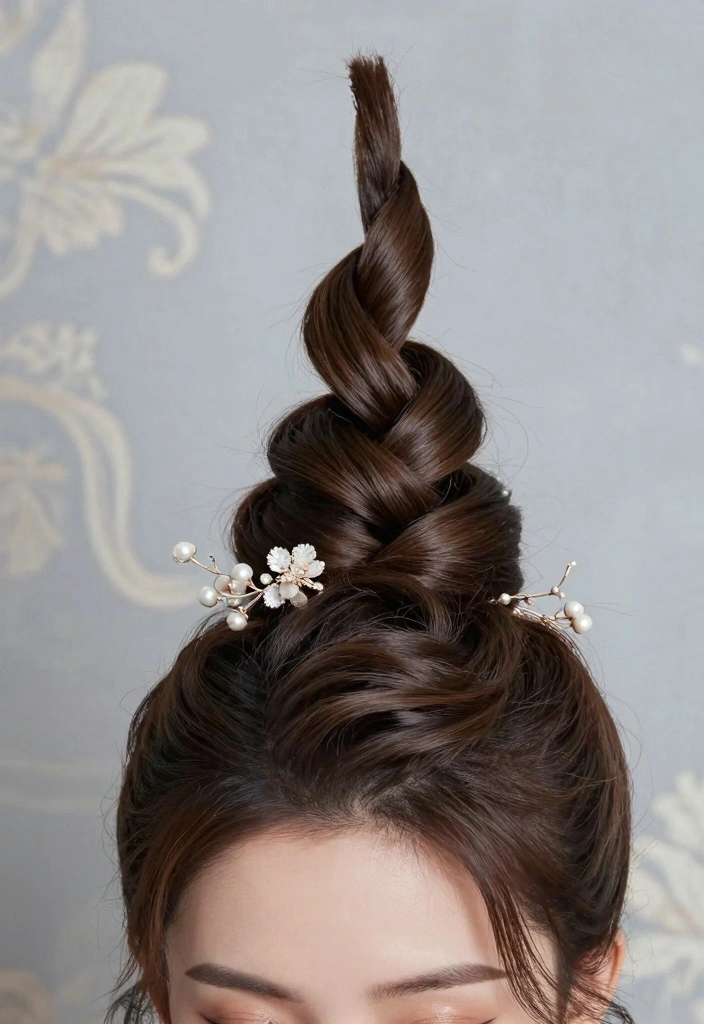 15 60s Hair Style Ideas Classic Mod Elegance - 15. The Twist and Turn Updo 1