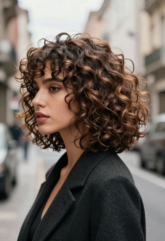 15 90s Long Layered Hair Ideas: Timeless Volume - 14. Dramatic Layered Bob with Curls 1