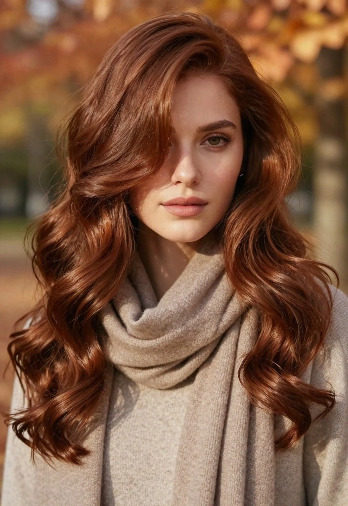 15 Autumn Hair Ideas Perfect Fall Refresh - 1. Rich Chestnut Waves 1
