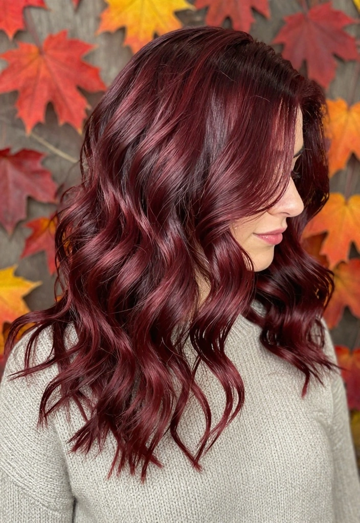 15 Autumn Hair Ideas Perfect Fall Refresh - 2. Burgundy Balayage 1