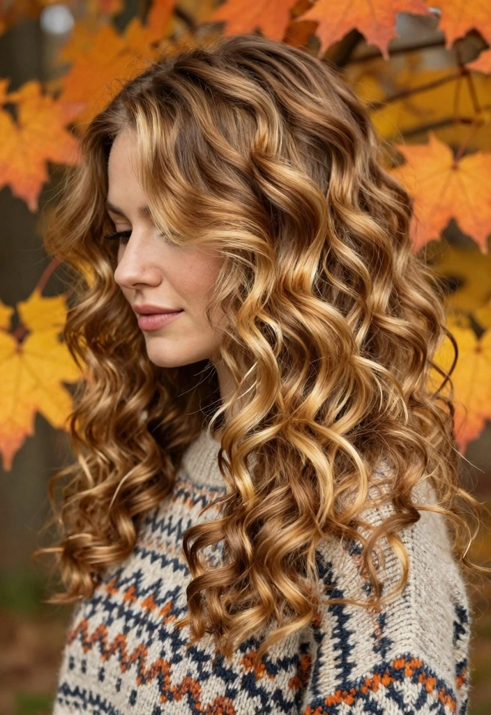 15 Autumn Hair Ideas Perfect Fall Refresh - 4. Golden Honey Highlights 1