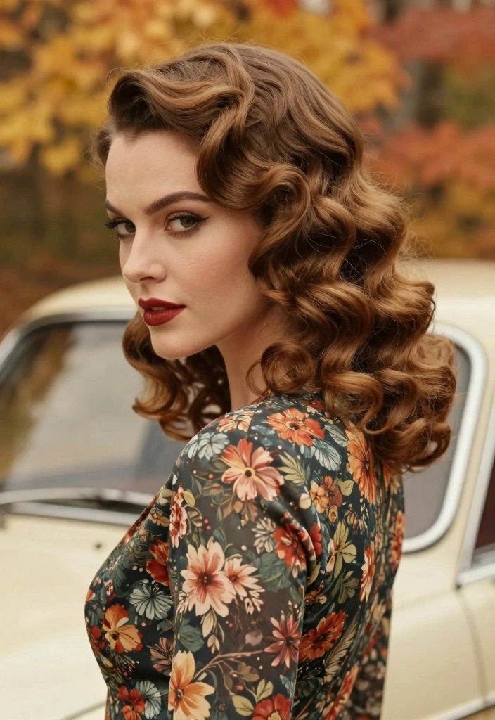 15 Autumn Hair Ideas Perfect Fall Refresh - 9. Vintage Styles with a Twist 1