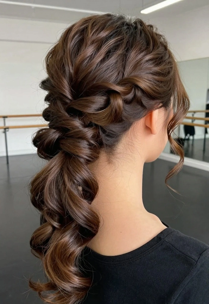 15 Ballroom Dance Hair Ideas: Elegant Polished Styles - 13. Artistic Sculpted Updo 1