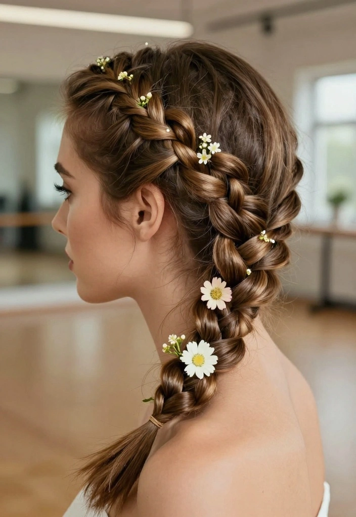 15 Ballroom Dance Hair Ideas: Elegant Polished Styles - 6. Braided Crown 1