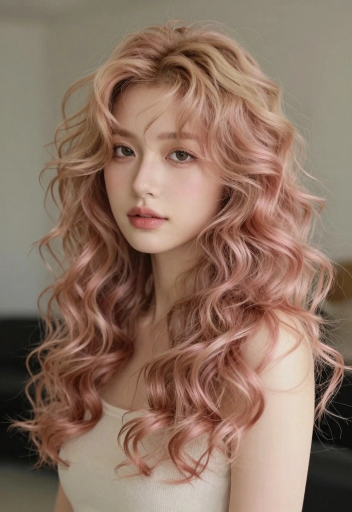 15 Blonde Hair With Lowlights Ideas for Depth and Shine - 10. Dusty Rose Lowlights 1