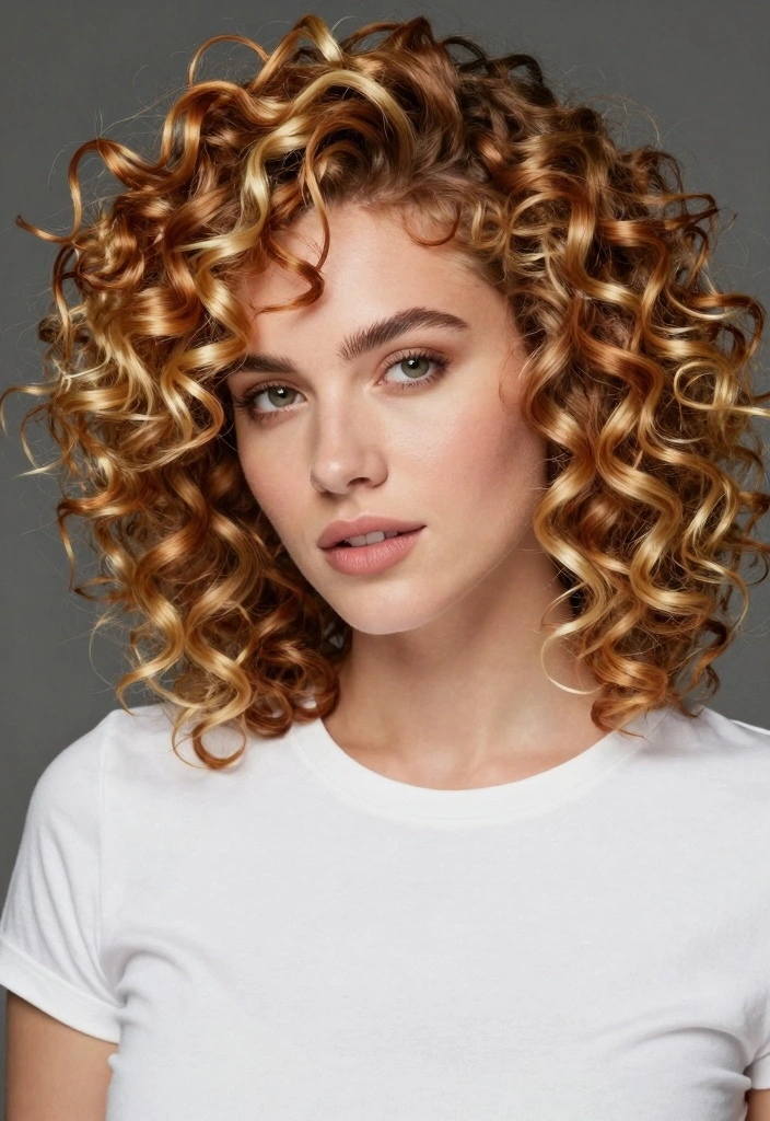 15 Blonde Hair With Lowlights Ideas for Depth and Shine - 15. Fiery Cinnamon Lowlights 1