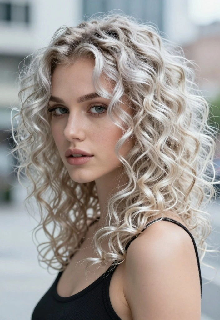 15 Blonde Hair With Lowlights Ideas for Depth and Shine - 8. Icy Platinum Lowlights 1