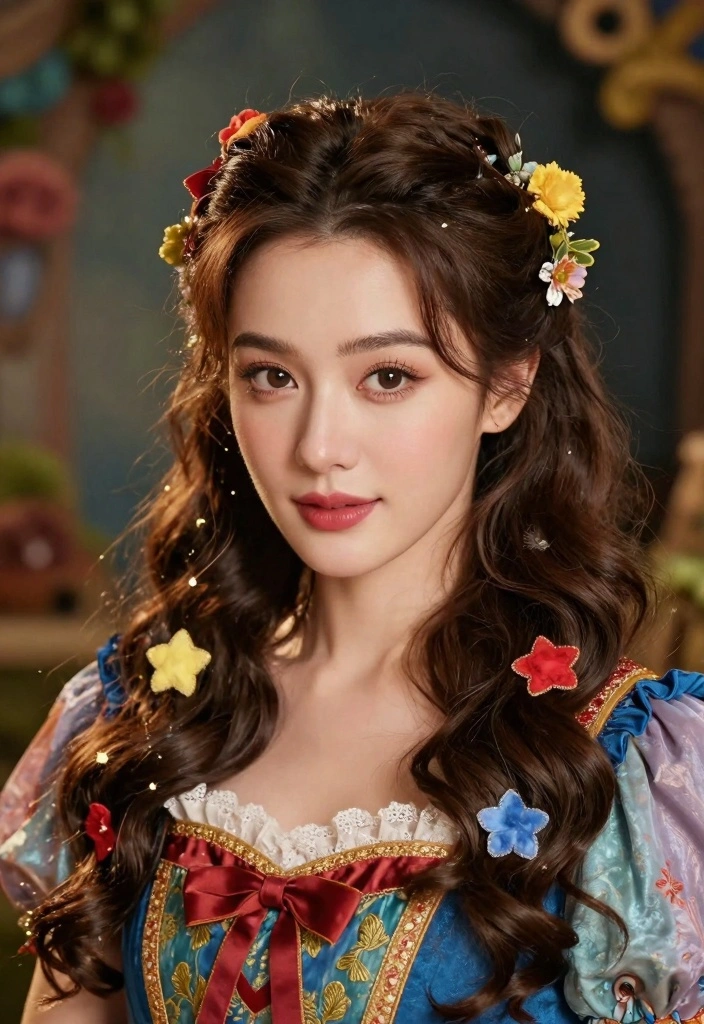 15 Bold and Creative Halloween Costumes Ideas for Black Hair - 15. Charming Storybook Character 1