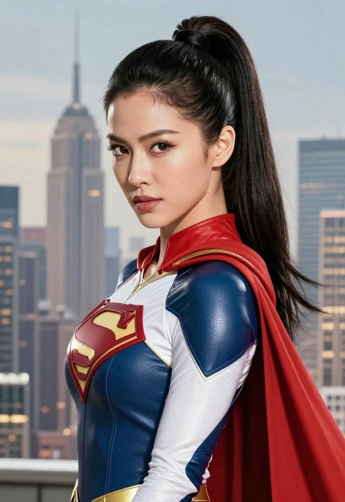 15 Bold and Creative Halloween Costumes Ideas for Black Hair - 4. Fierce Superhero Vibes 1