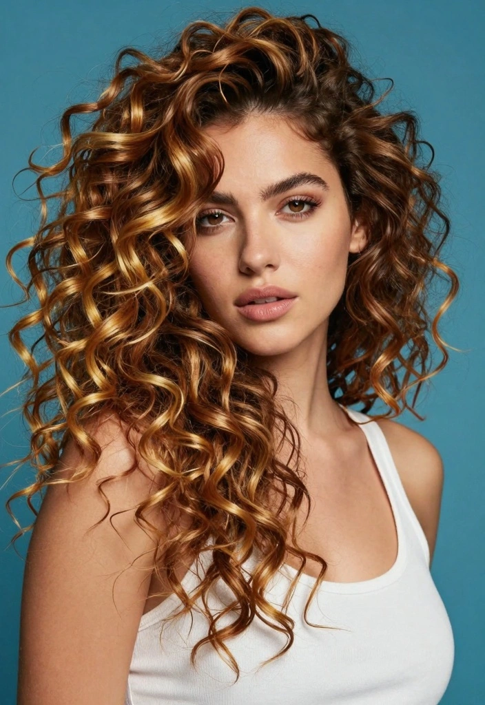 15 Brown Hair With Caramel Highlights Ideas Sweet Dimension - 14. Vibrant Caramel Highlights 1