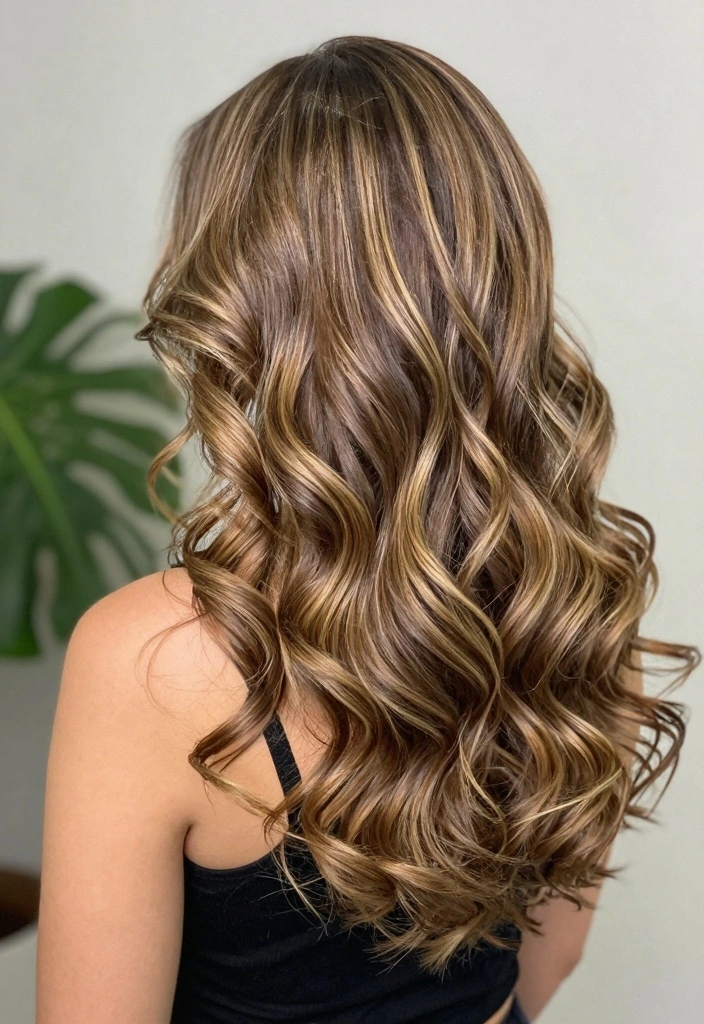 15 Colored Curly Hair Ideas: Playful Vibrant Style - 12. Subtle Balayage 1