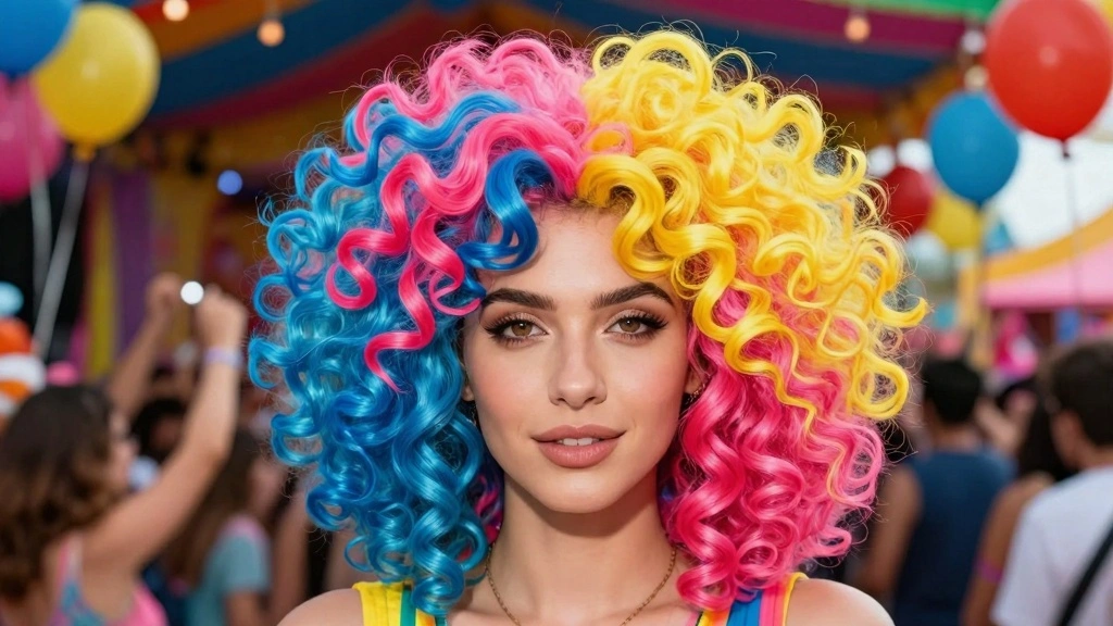 15 Colored Curly Hair Ideas: Playful Vibrant Style