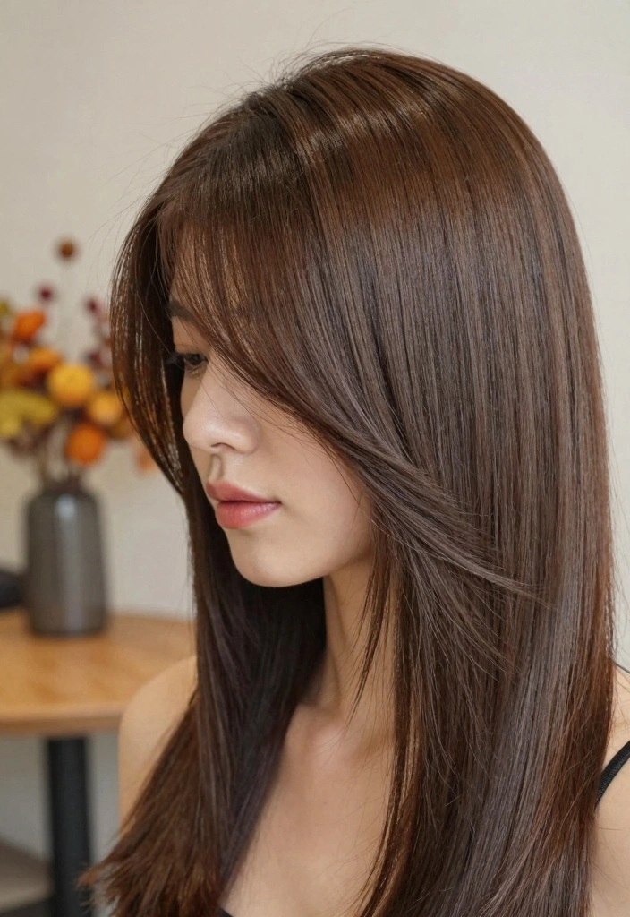 15 Dark Autumn Hair Color Ideas: Deep Warm Shades - 10. Espresso Elegance 1
