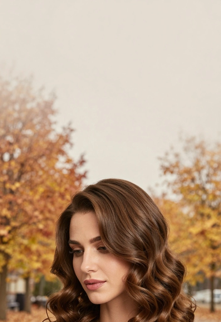 15 Dark Autumn Hair Color Ideas: Deep Warm Shades - 13. Maple Brown Glow 1