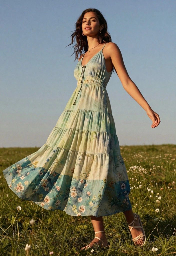 15 Day Party Outfit Ideas For Women: Eco-Friendly Edition - 1. Breezy Cotton Maxi Dress 1
