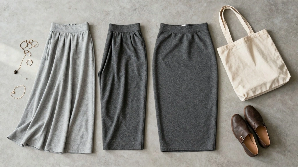 15 Gray Skirt Outfit Ideas For Everyday Style