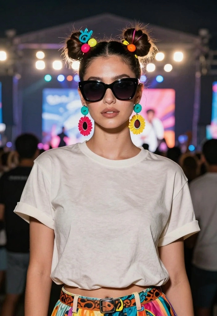 15 Melanie Martinez Concert Outfit Ideas For Women - 12. Funky Accessories Galore 1