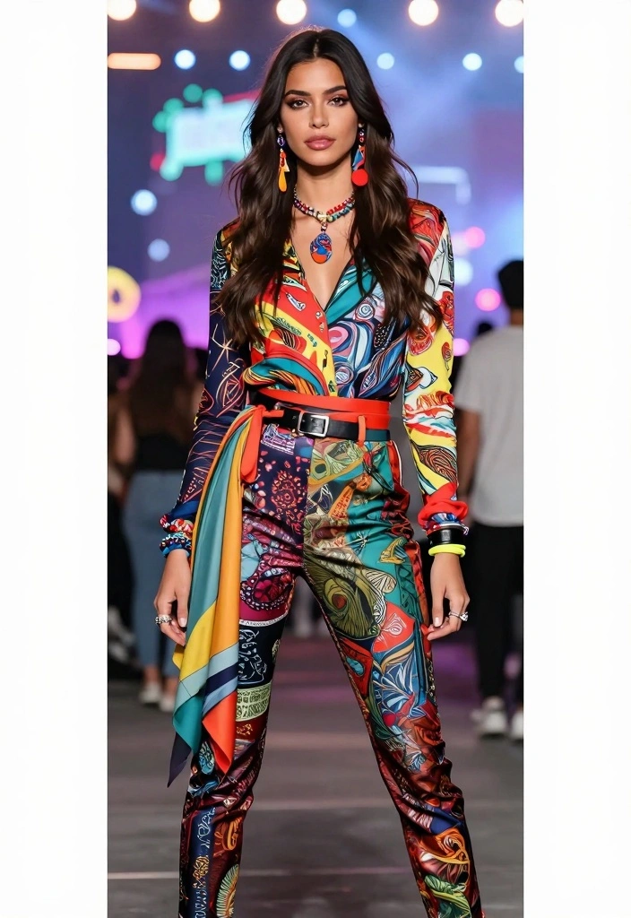 15 Melanie Martinez Concert Outfit Ideas For Women - 9. Funky Prints and Patterns 1