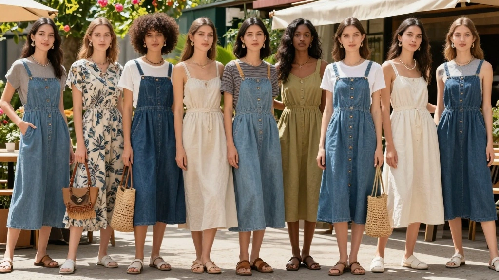 15 Overall Dress Outfit Ideas With Cute Styling