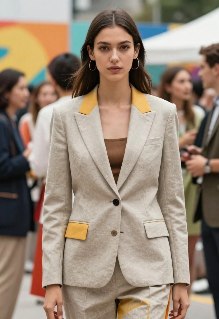 15 Party Night Outfit Ideas For Women: Sustainable Styles - 12. Brightly Colored Suits 1