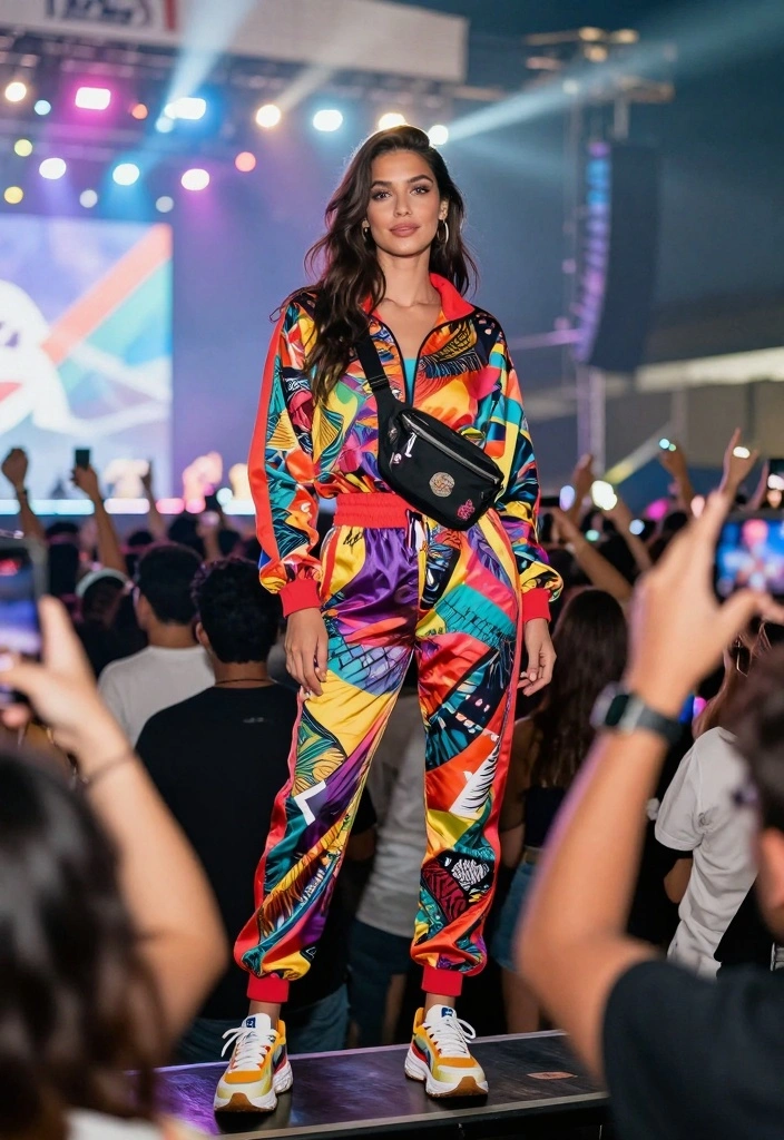 15 Twenty One Savage Concert Outfit Ideas For Women - 3. Sporty Tracksuits with Statement Sneakers 1