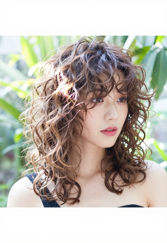 16 90s Layered Hair Ideas: Soft Retro Layers for Curly Textures - 14. Curls with Feathered Layers 1