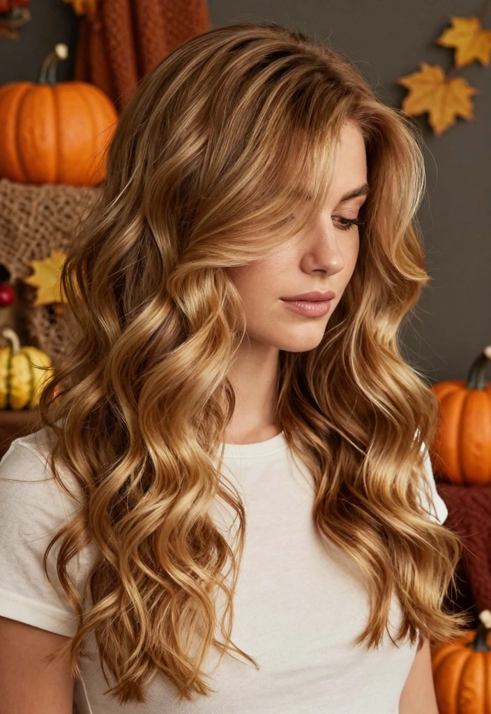 16 Autumn Blonde Hair Ideas for a Warm Seasonal Glow - 11. Autumn Spice Blonde 1