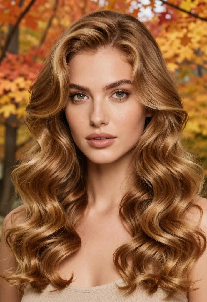 16 Autumn Blonde Hair Ideas for a Warm Seasonal Glow - 15. Rich Amber Blonde 1