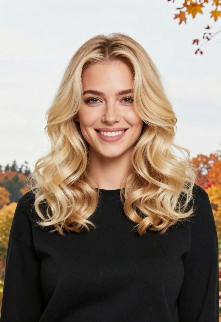 16 Autumn Blonde Hair Ideas for a Warm Seasonal Glow - 6. Vanilla Blonde Glow 1