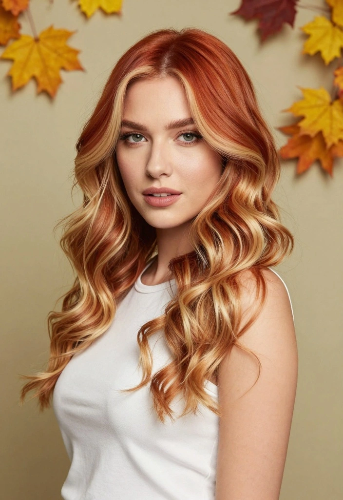 16 Autumn Blonde Hair Ideas for a Warm Seasonal Glow - 7. Strawberry Blonde Highlights 1