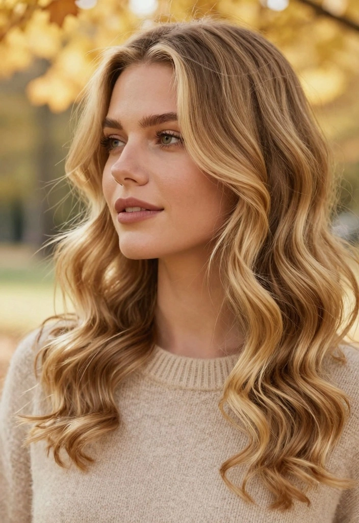 16 Autumn Blonde Hair Ideas for a Warm Seasonal Glow - 9. Buttery Blonde Waves 1