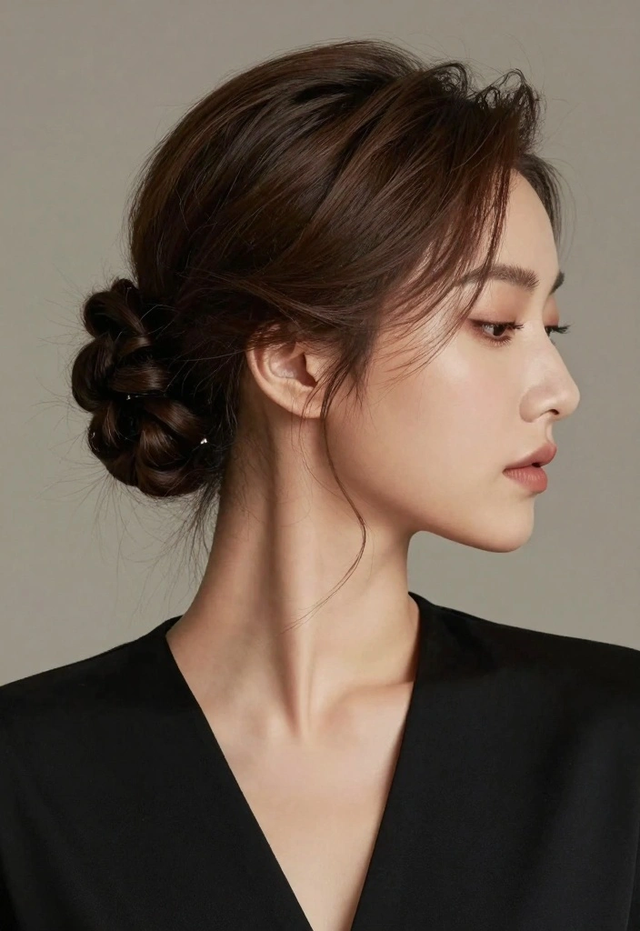 16 Back to School Hairstyles Ideas: Easy Cute Looks - 13. Elegant French Twist 1