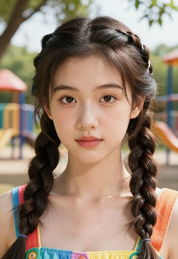 16 Back to School Hairstyles Ideas: Easy Cute Looks - 2. Classic Braided Pigtails 1