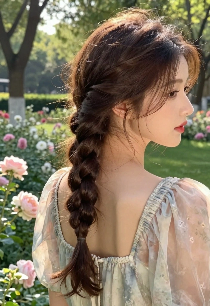 16 Back to School Hairstyles Ideas: Easy Cute Looks - 6. Charming Side Braid 1