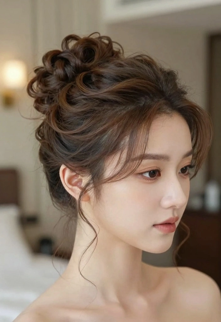 16 Back to School Hairstyles Ideas: Easy Cute Looks - 7. Quick Twisted Updo 1