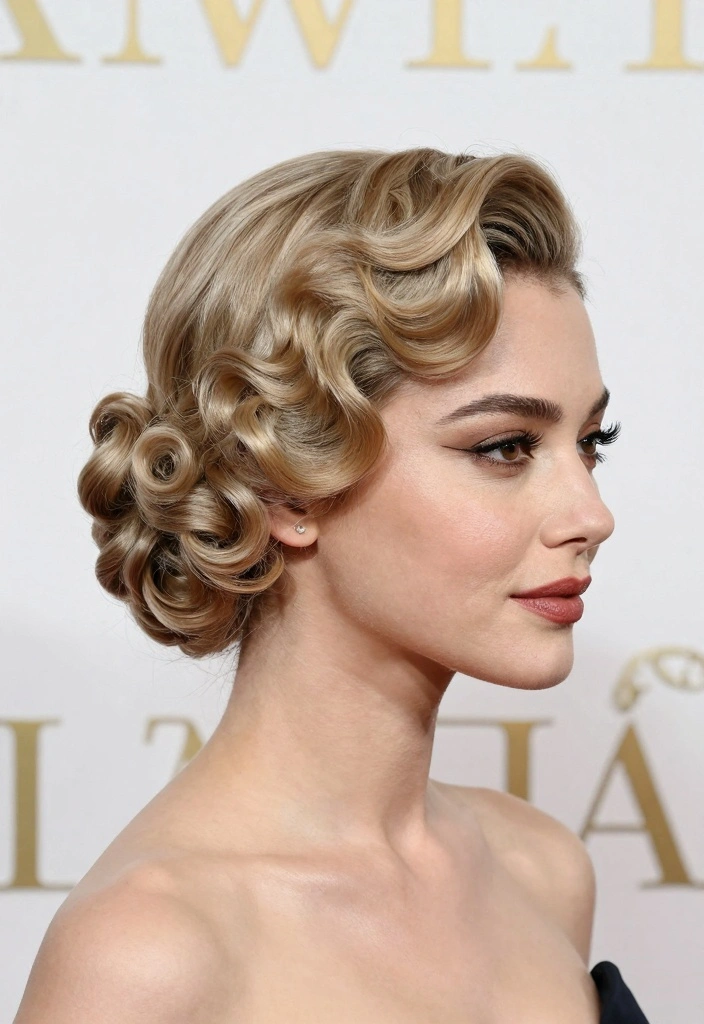 16 Birthday Hairstyles Ideas Party Ready Glam - 12. Posh Vintage Roll 1